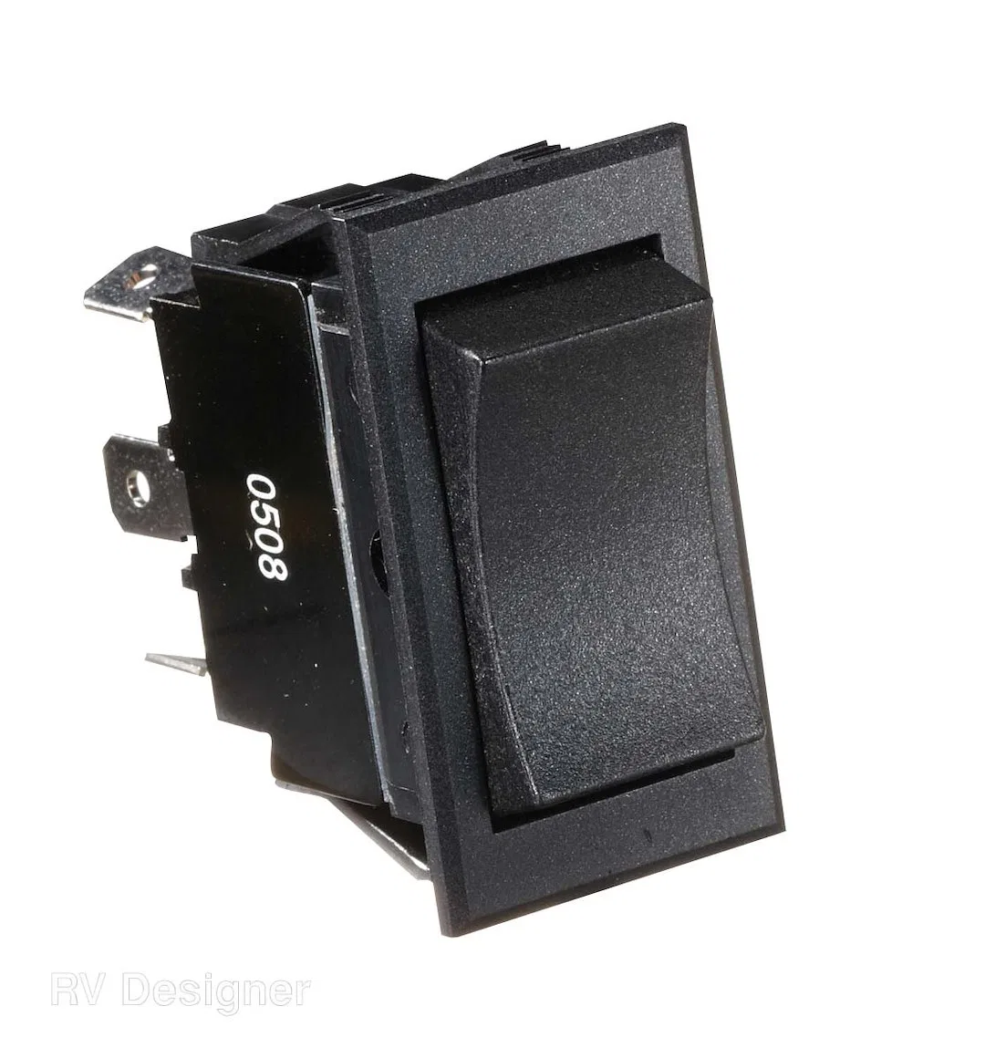S225 – RV DESIGNER Multi Purpose Switch, On-Off-On Momentary Use With Slide Out/ Power Sofas/ Generator 20 Amp Max 6 ...